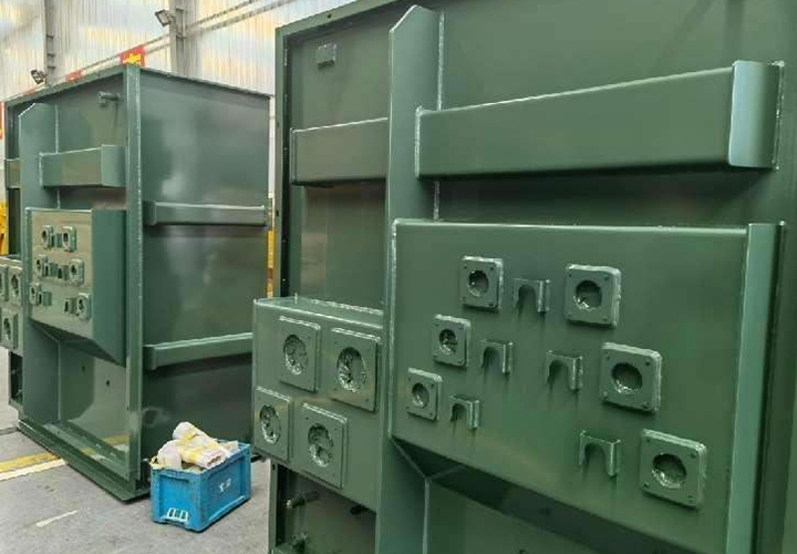 Export transformer tanks and control cabinets to North America and Mexico